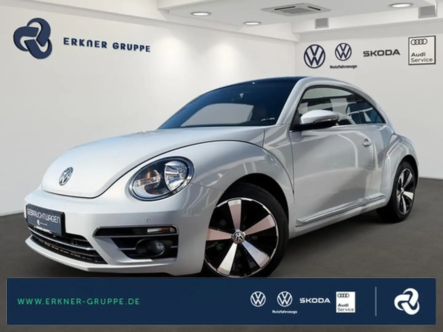 Volkswagen Beetle 1.2TSI Exclusive Design+Navi+ Silber - 1