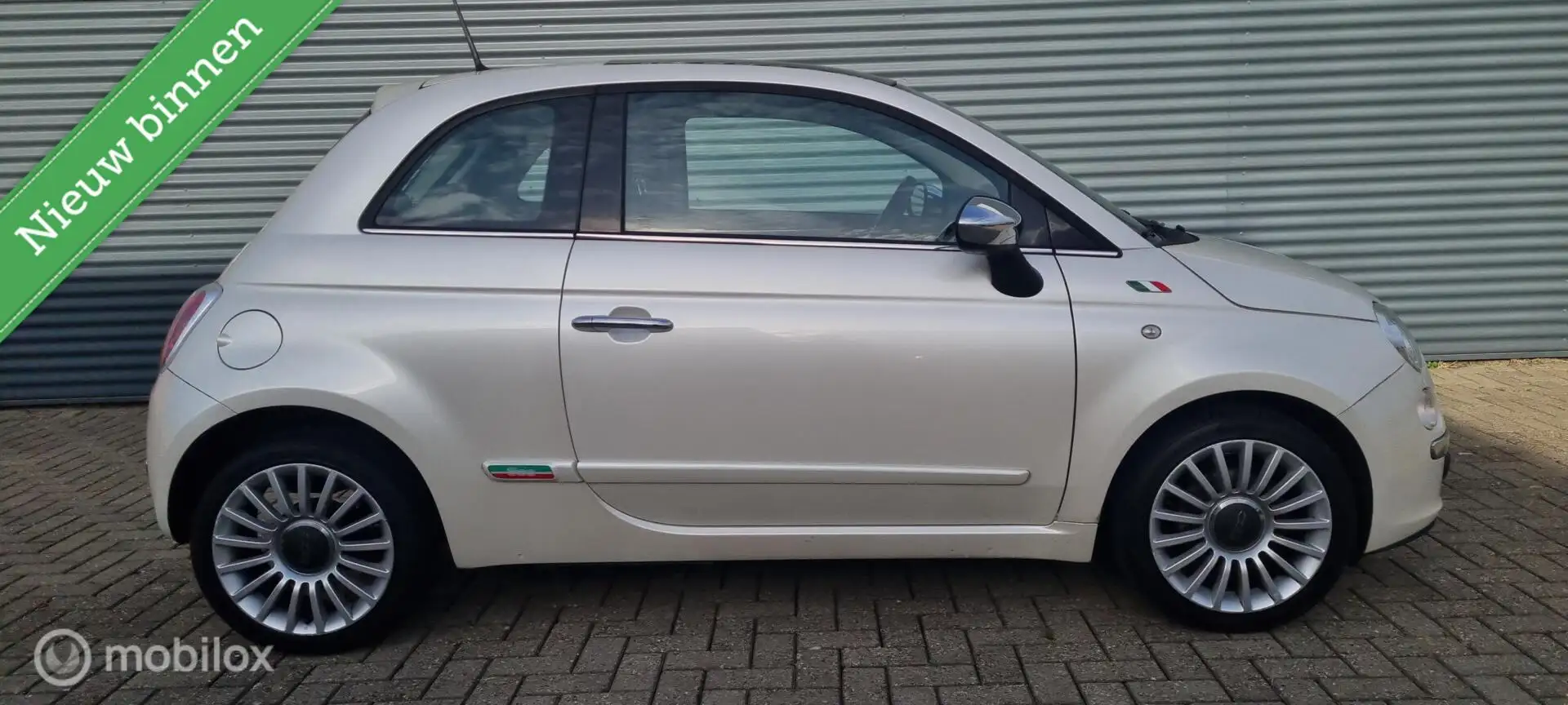 Fiat 500 0.9 TwinAir Lounge PANO/AUTOMAAT Wit - 2