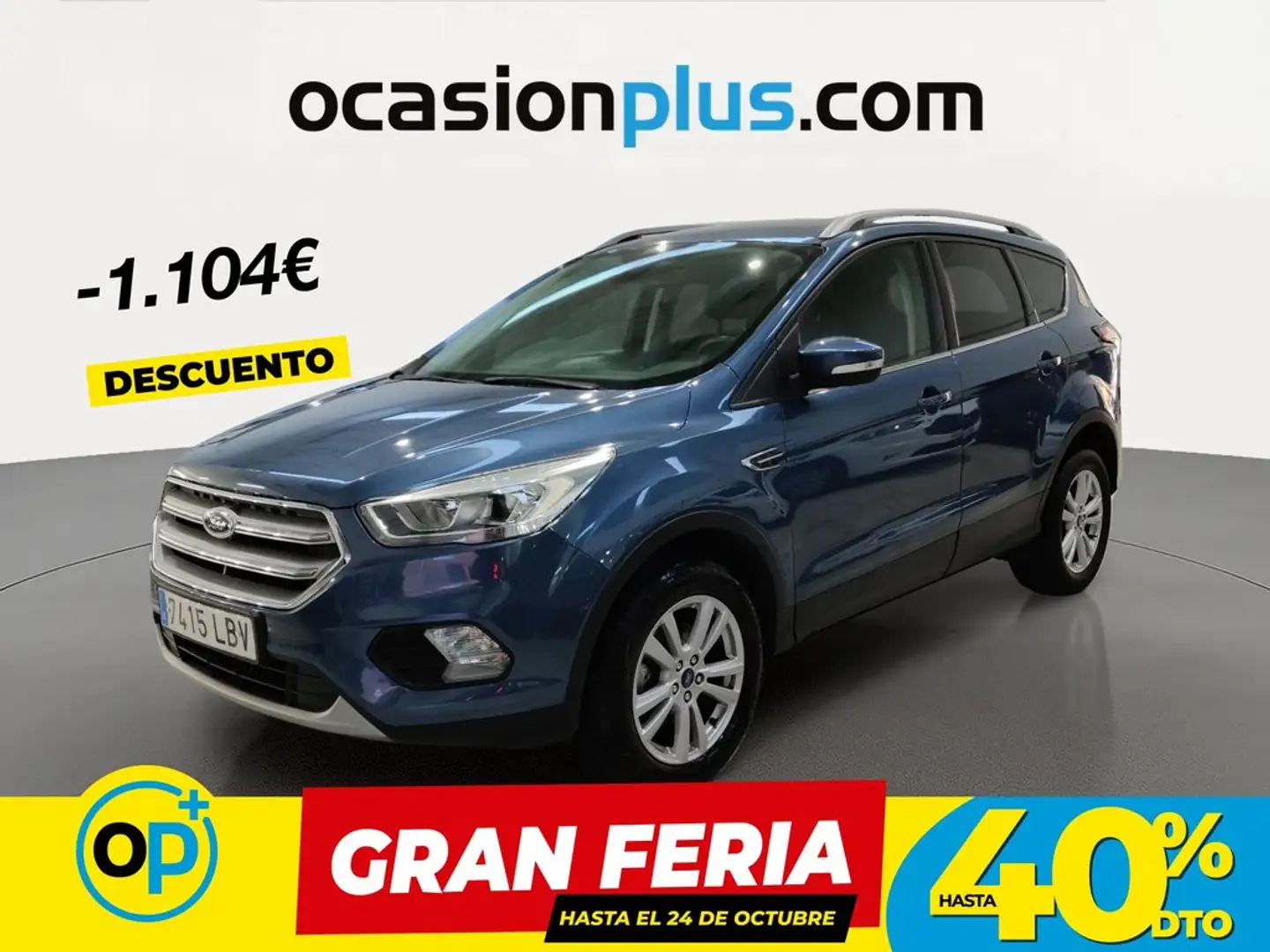 Ford Kuga 1.5 EcoB. Auto S&S Trend+ 4x2 150 Azul - 1