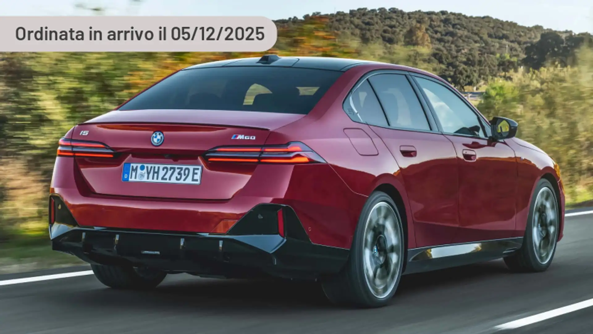BMW i5 M60 Argento - 2