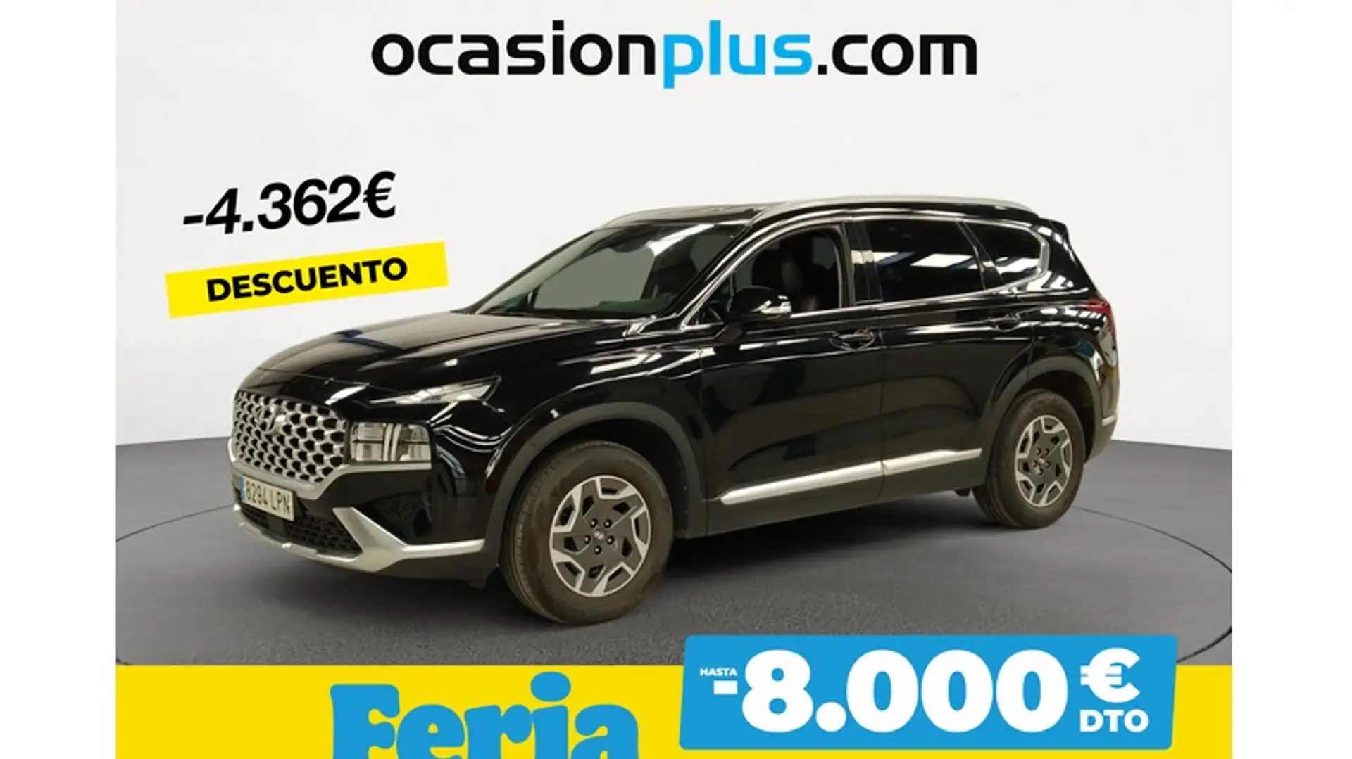 Hyundai SANTA FE 1.6TGDI HEV Maxx 7pl 2WD 6AT Negro - 1