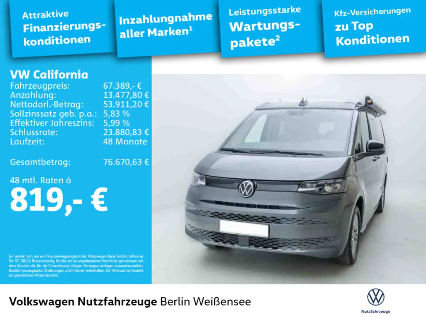 Volkswagen Sonstige Beach Tour 2.0 DSG*LED*KEYLESS*AHK Grau - 2