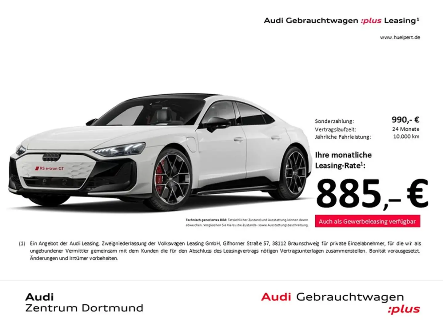 Audi RS e-tron GT quattro CARBONDACH B&O 360°CAM LM21 Weiß - 1