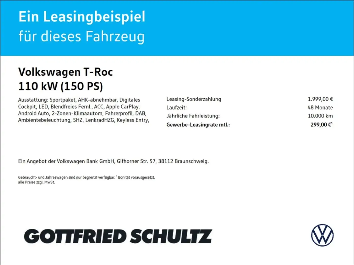 Volkswagen T-Roc Cabriolet R-Line DSG 1.5 l TSI 110 kW Black Digita Blau - 2