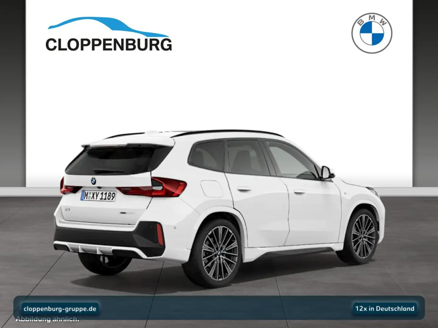 BMW X1 xDrive23d SAV M Sportpaket Head-Up+Navi+Pano Weiß - 2