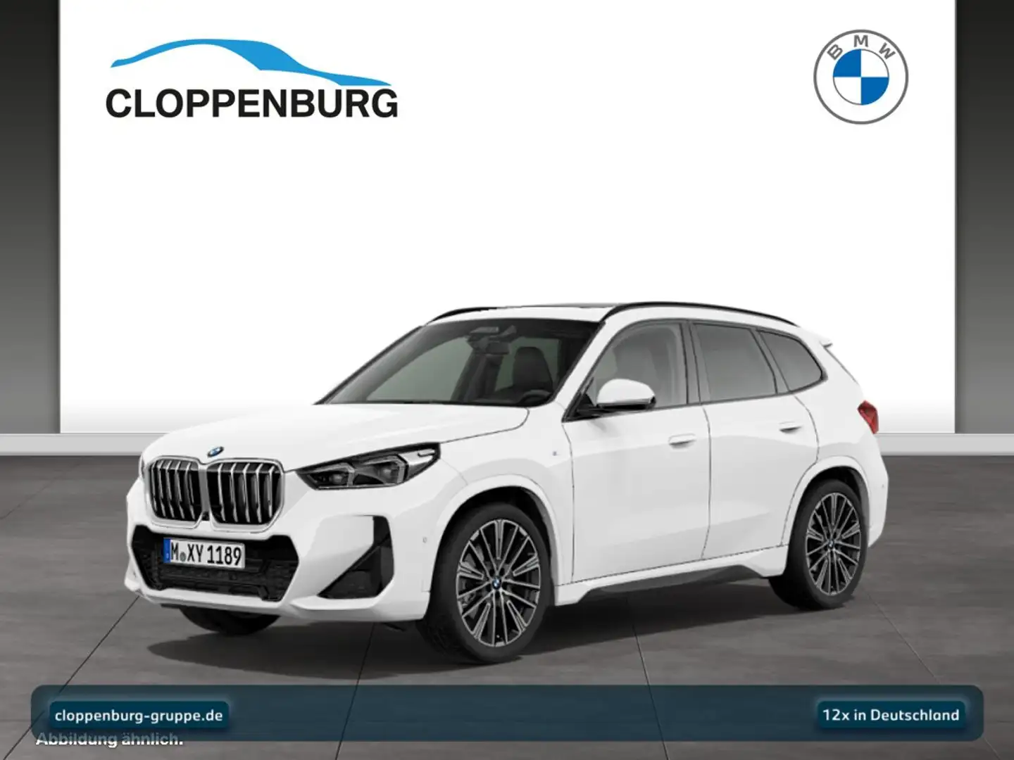BMW X1 xDrive23d SAV M Sportpaket Head-Up+Navi+Pano Weiß - 1