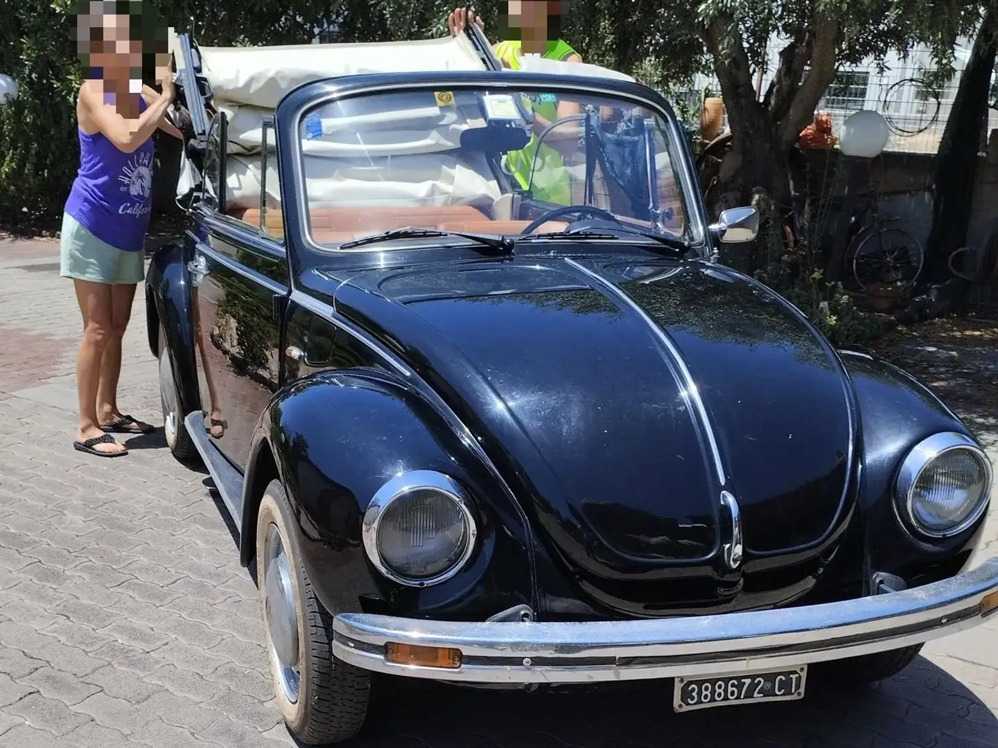 Volkswagen Beetle Maggiolone Cabrio Negru - 2