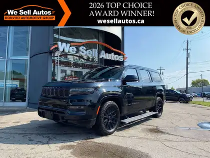 Black 2022 Jeep Grand Wagoneer SUV / Crossover Four-Wheel Drive Automatic