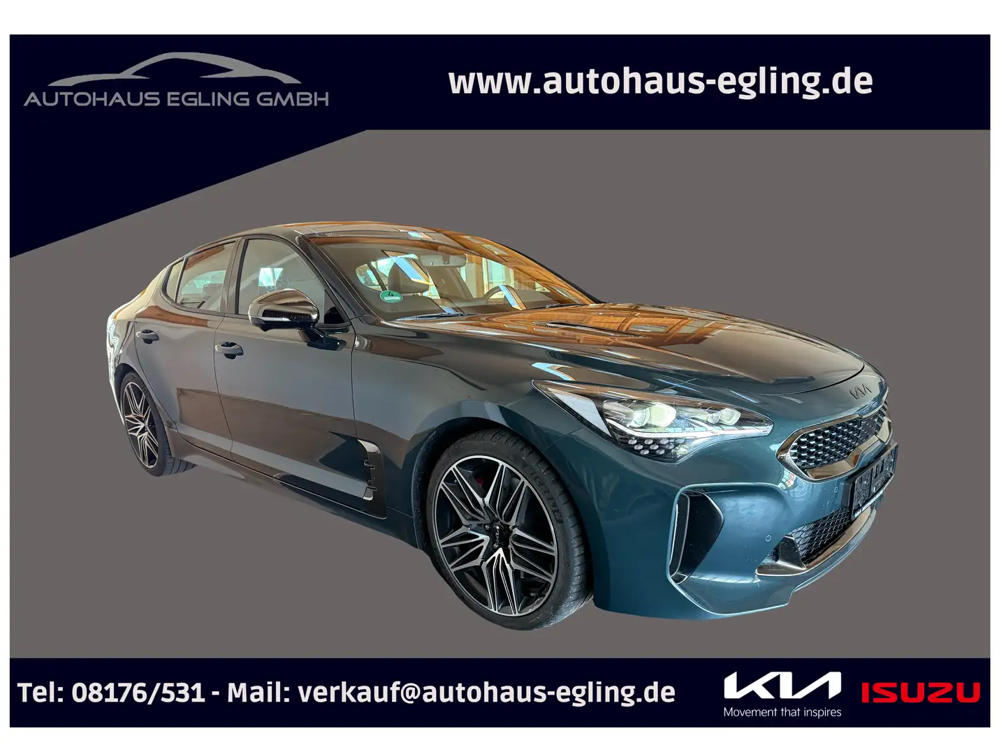 Kia Stinger GT 4WD Panorama Bastuck 360° Vert - 2