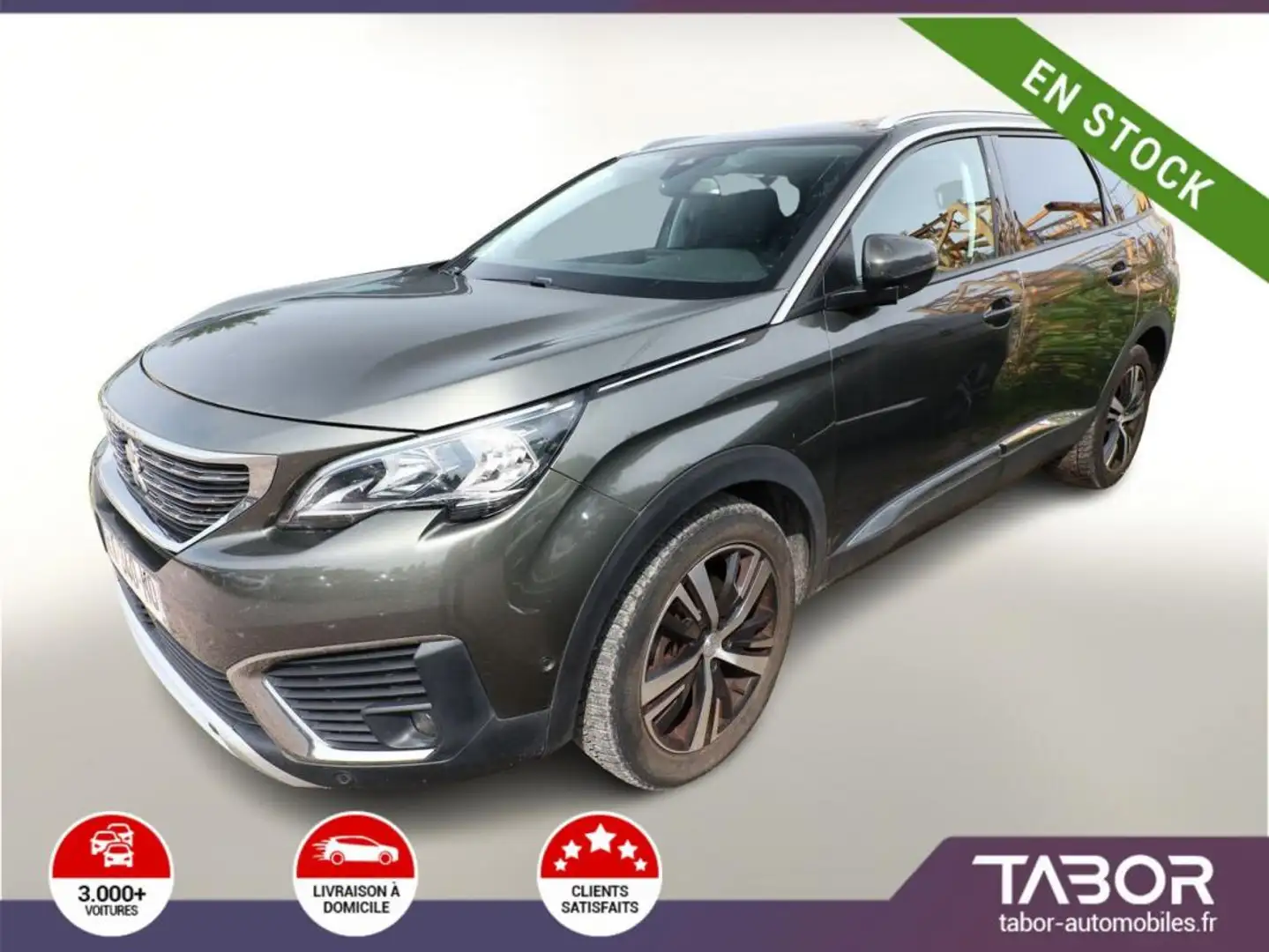 Peugeot 5008 1.5 BlueHDi 130 Allure GPS radars Gris - 1