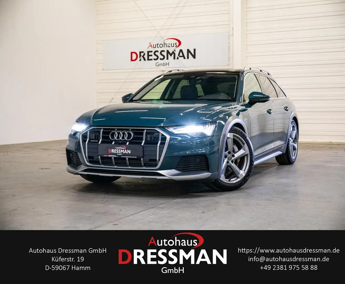 Audi A6 allroad 55 TFSI HuD ACC B&O AHK PANO MATRIX Grün - 1