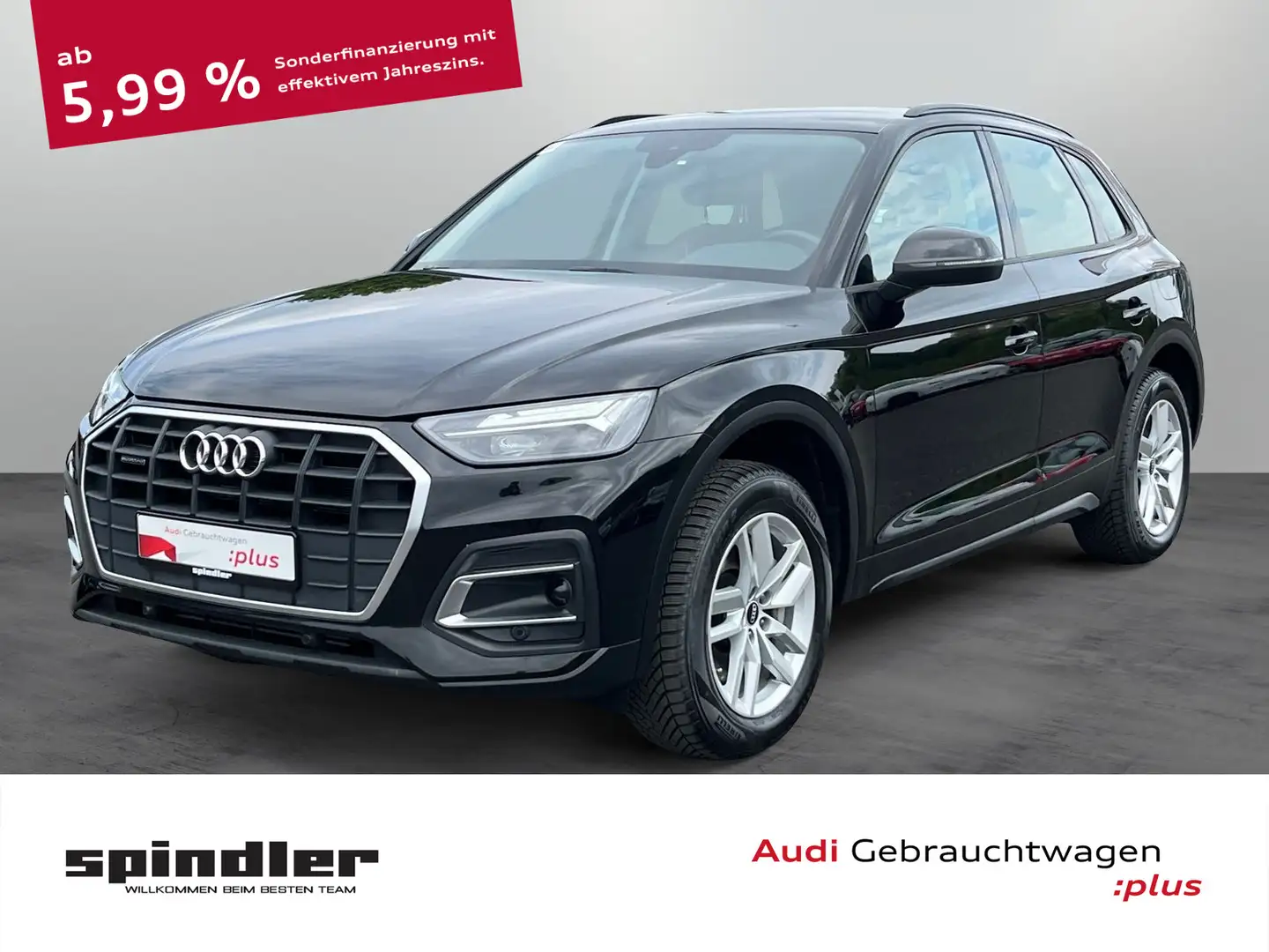 Audi Q5 50 TFSIe quattro S-tronic / AHK, MMI-Navi, PD Negro - 1
