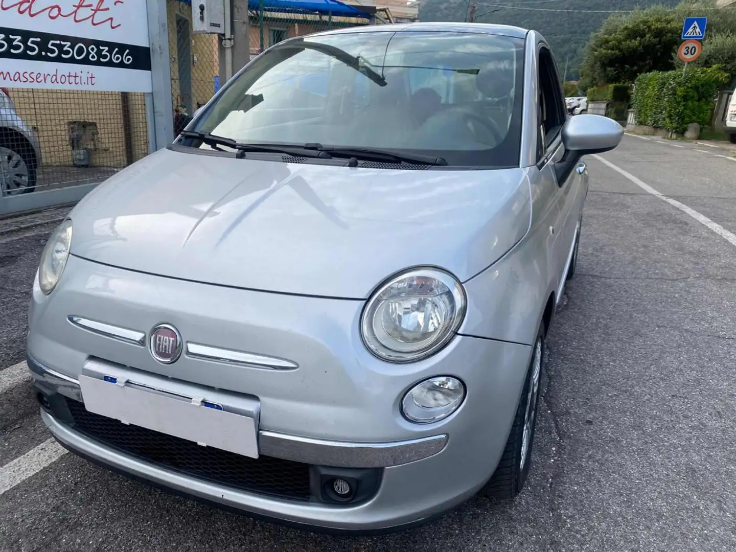 Fiat 500 1.2 Lounge G.P.L. Argent - 1