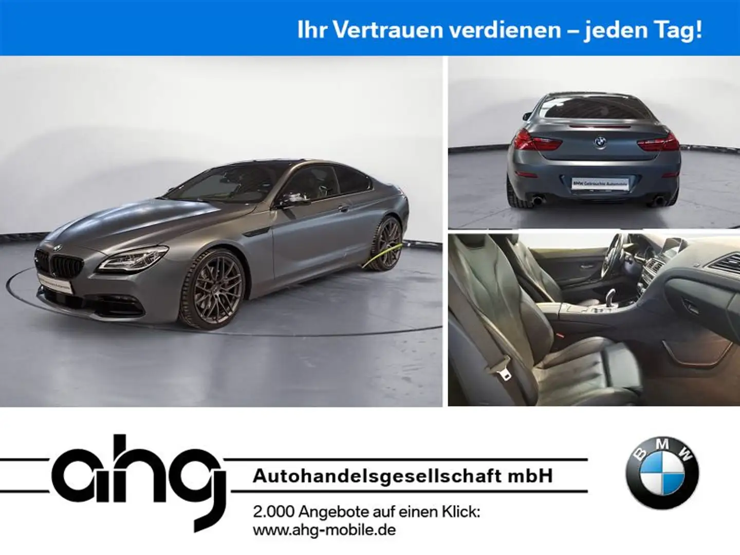 BMW 640 i Coupe Navi Prof Breyton Radsatz Harman/Kard Nero - 1