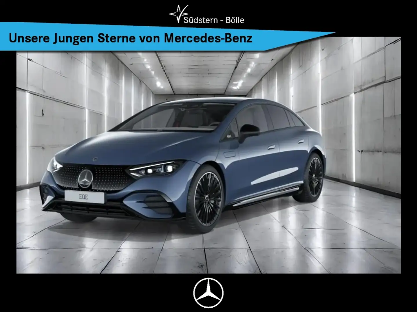 Mercedes-Benz EQE 500 4M AMG-PREM.+AHK+AIRM.+DISTR.+BURM.+HAL+ Blau - 1