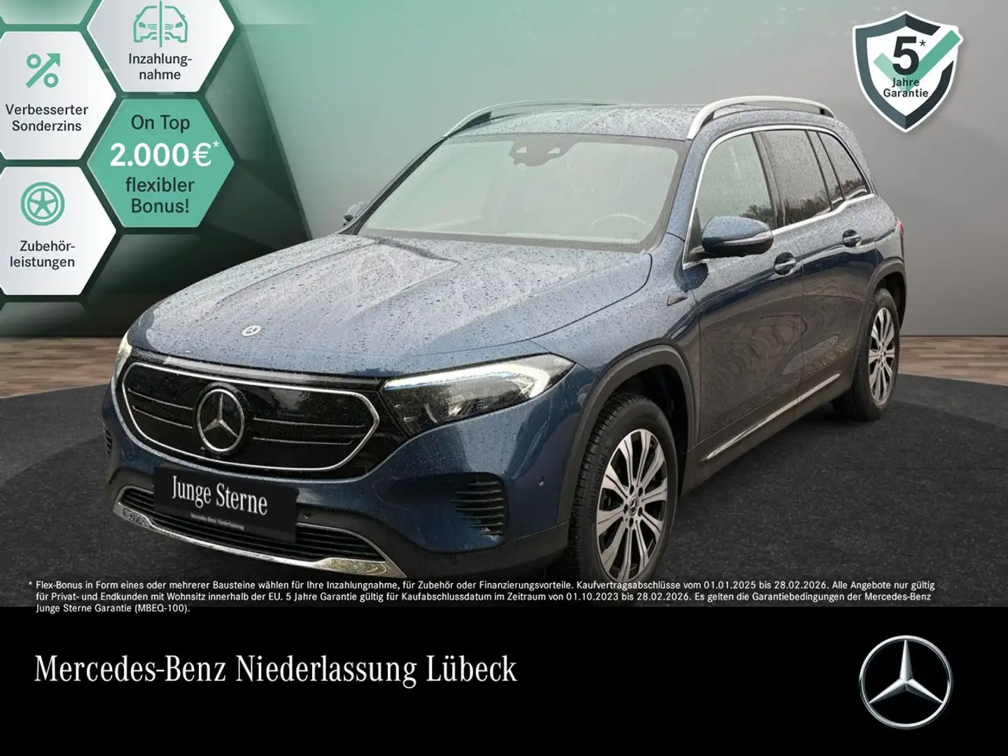 Mercedes-Benz EQB 250 PROG+ADVANCED+360+EDW Blau - 1