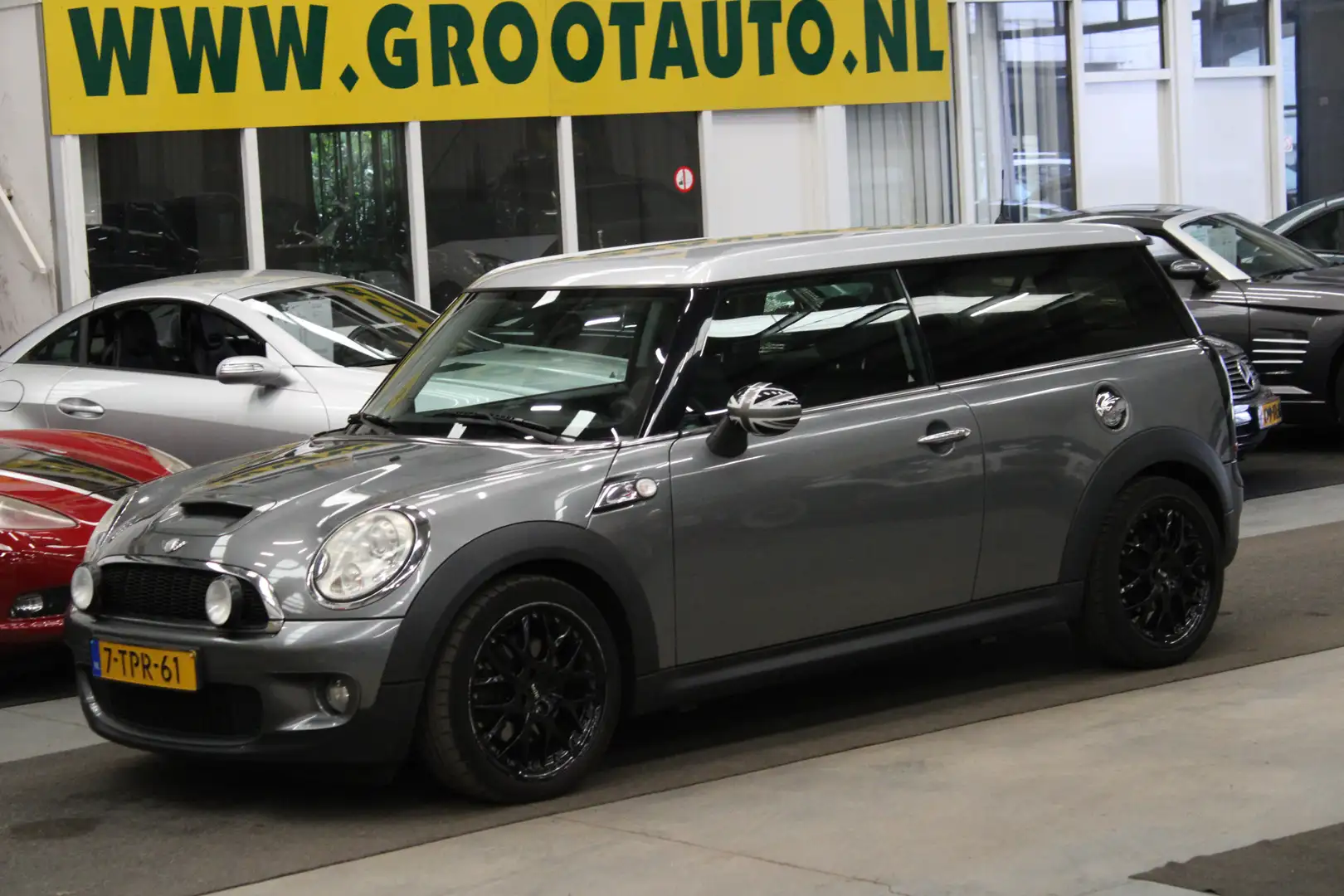 MINI Cooper S Clubman Mini 1.6 Automaat Airco, Cruise control, Youngtime Gris - 1