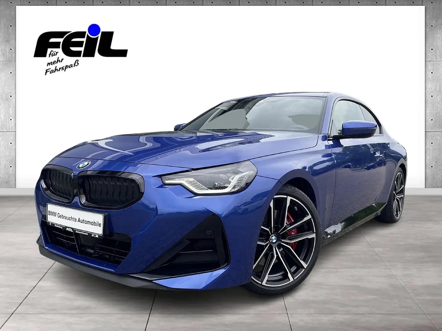 BMW 218 i MSport M Sportpaket HK HiFi DAB LED GSD Blau - 1
