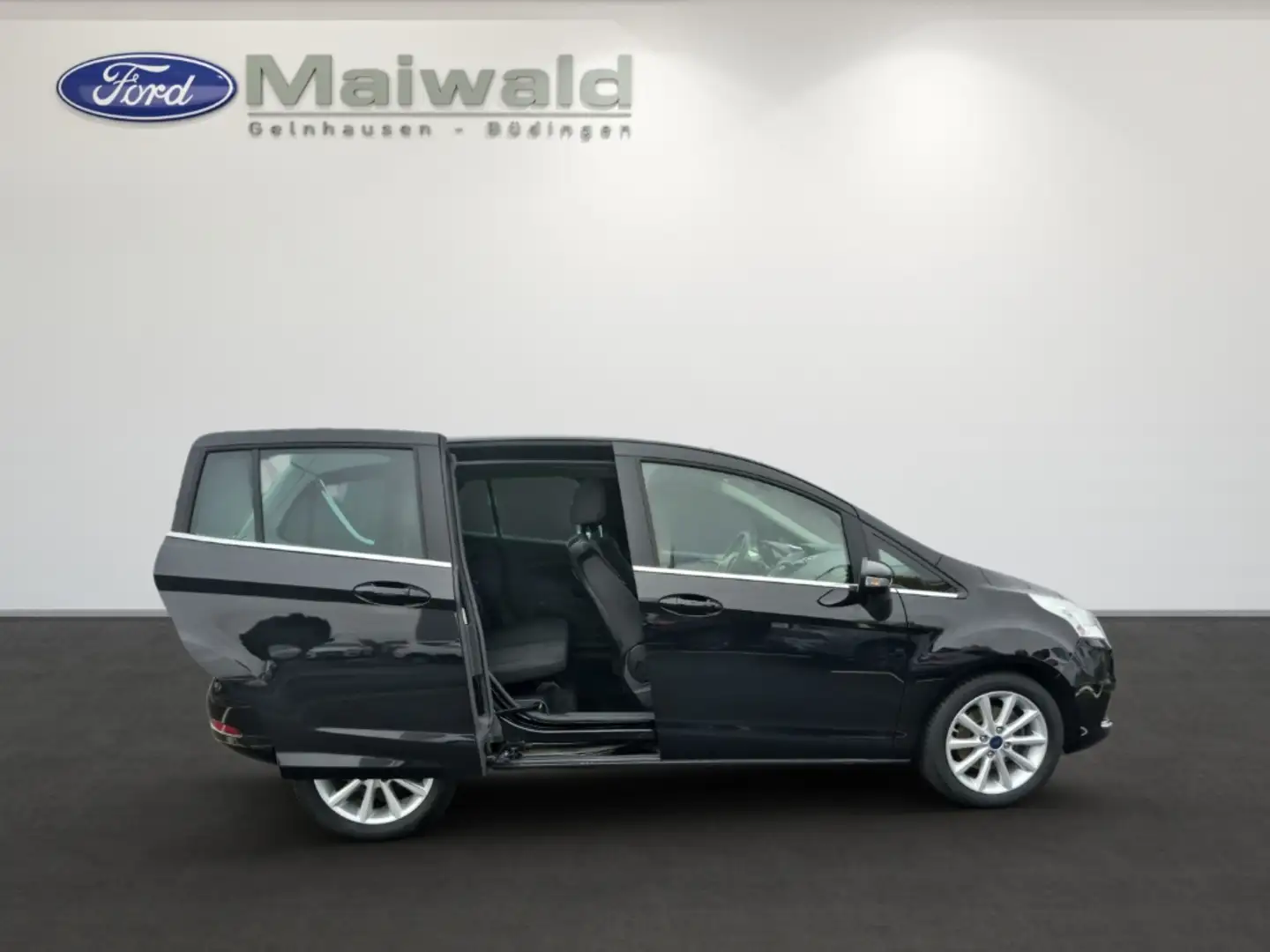Ford B-Max Titanium 1.0 EcoBoost Start Stop SHZ Keyless Notbr Schwarz - 2