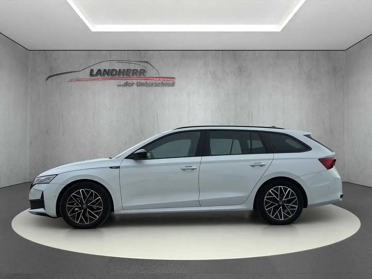 Skoda Octavia Combi  Sportline 5. J Garantie/el. Heckklappe/Teil Blanc - 2