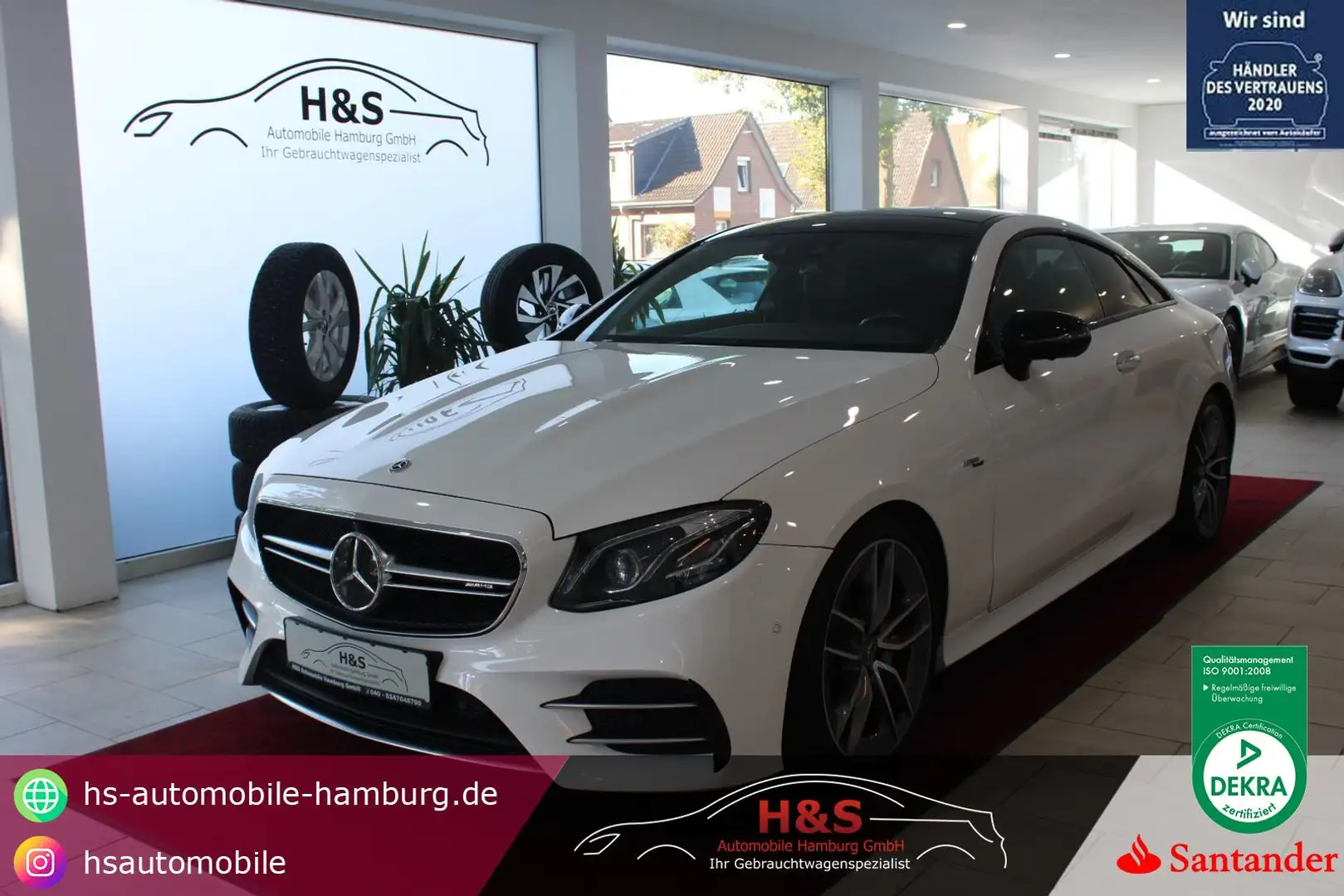 Mercedes-Benz E 53 AMG 4Matic Coupe*PANO*BURMESTER* Weiß - 1