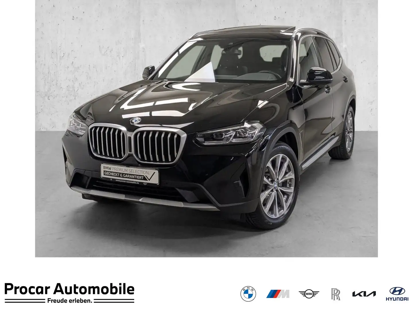 BMW X3 xDrive20d Pano AHK DA PA Shz DAB LED WLAN Shz Schwarz - 1