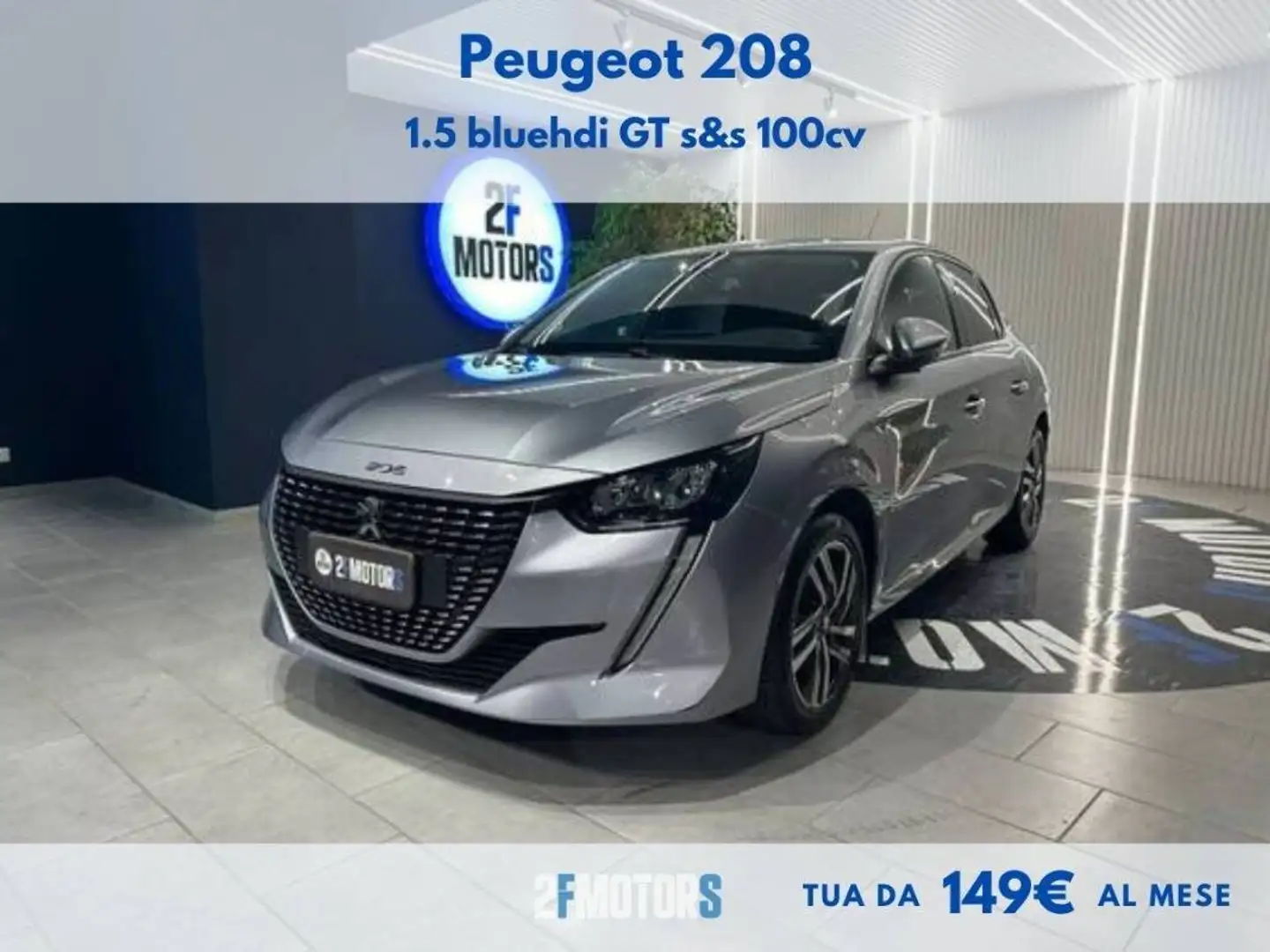 Peugeot 208 1.5 bluehdi GT s&s 100cv Gris - 1