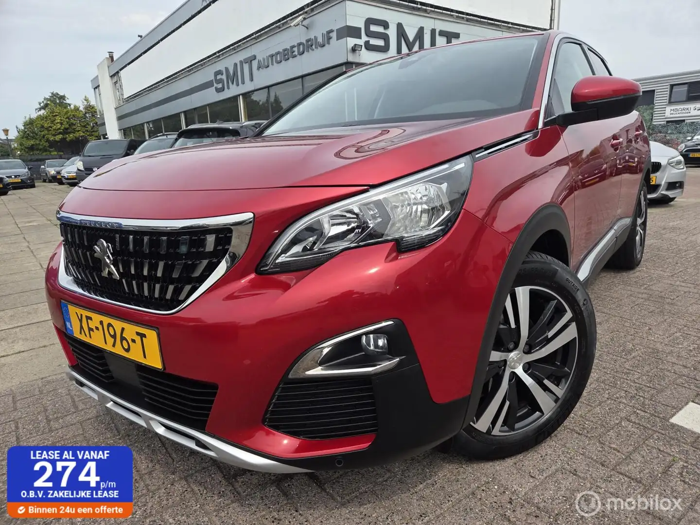 Peugeot 3008 1.2 PureTech Allure AUT/Camera/Nav/Trekhaak/Led Rood - 1