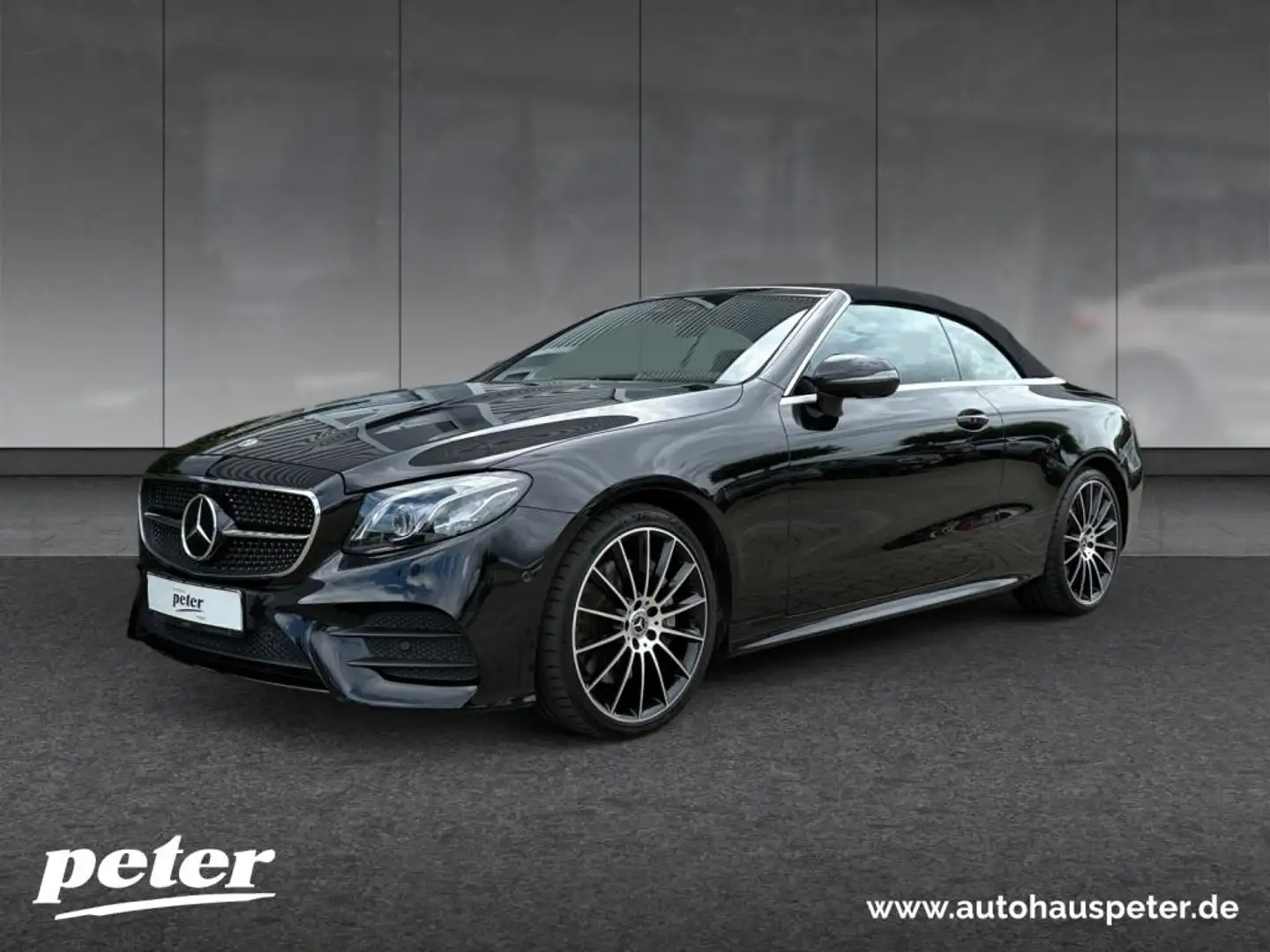 Mercedes-Benz E 400 4M Cabriolet /AMG/AIRMATIC/Burmester/360°K Black - 1