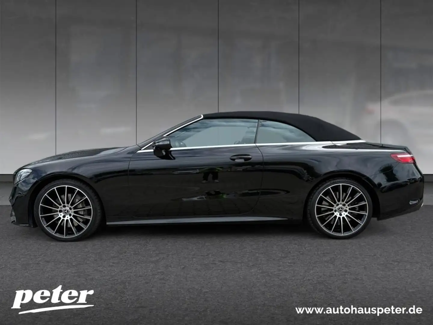 Mercedes-Benz E 400 4M Cabriolet /AMG/AIRMATIC/Burmester/360°K Black - 2