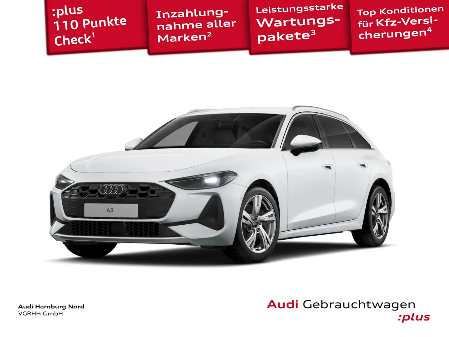 Audi A5 2.0 TFSI S tronic AHK Navi ACC Kamera Weiß - 1