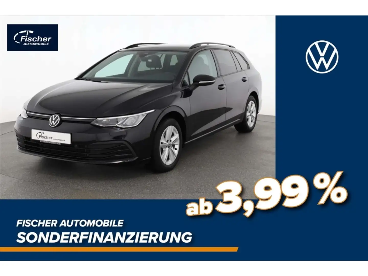 Volkswagen Golf Variant 2.0 TDI Life DSG AHK/LED/NAV/ACC/SH Schwarz - 1