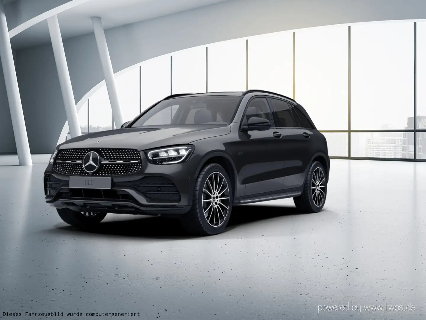 Mercedes-Benz GLC 300 GLC 300 de 4M AMG Pano 360 Cam LED AHK Burm 20 Zol Grau - 2