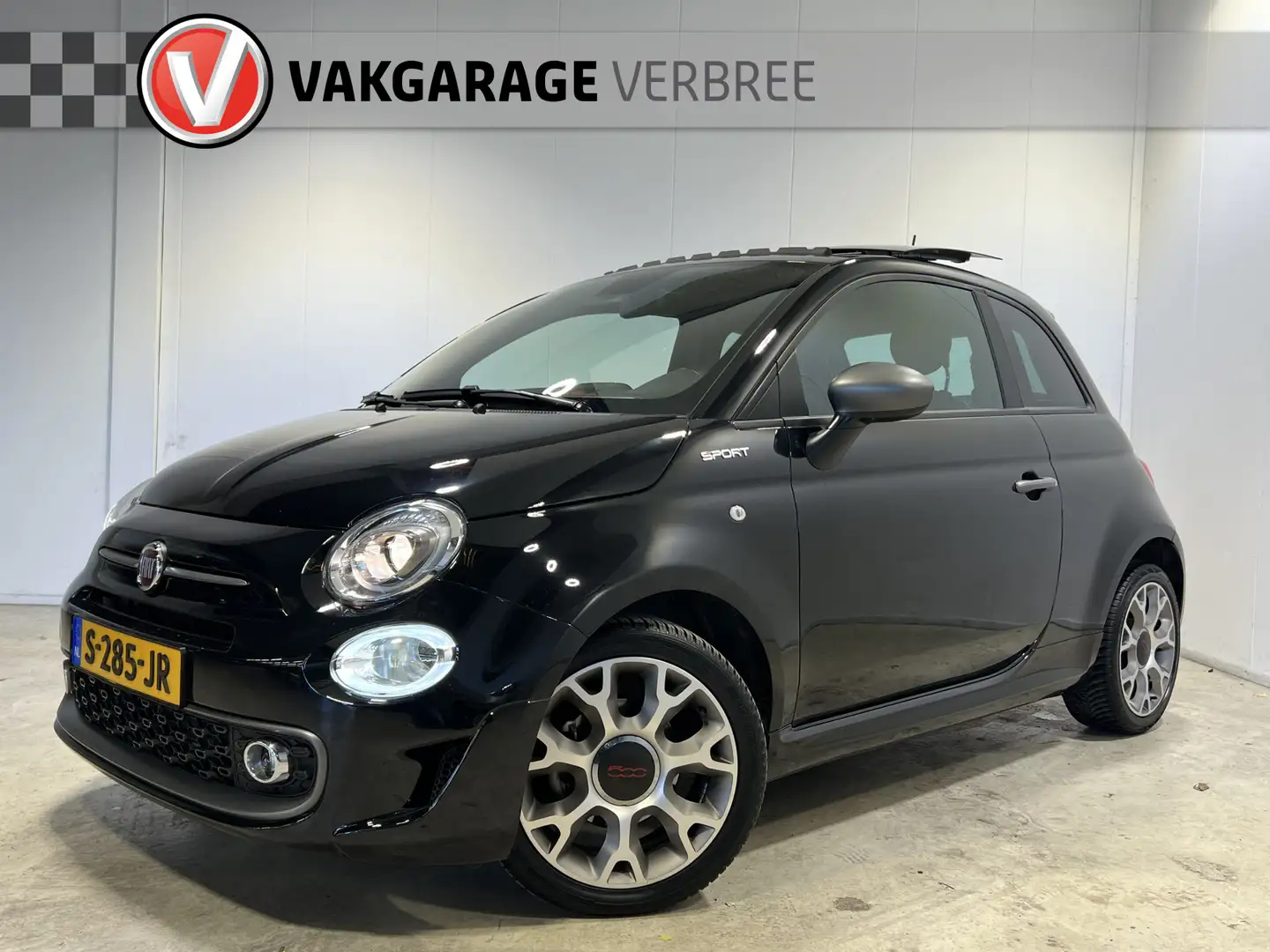 Fiat 500 1.0 Hybrid Sport | Navigatie/Android/Apple Carplay Noir - 1