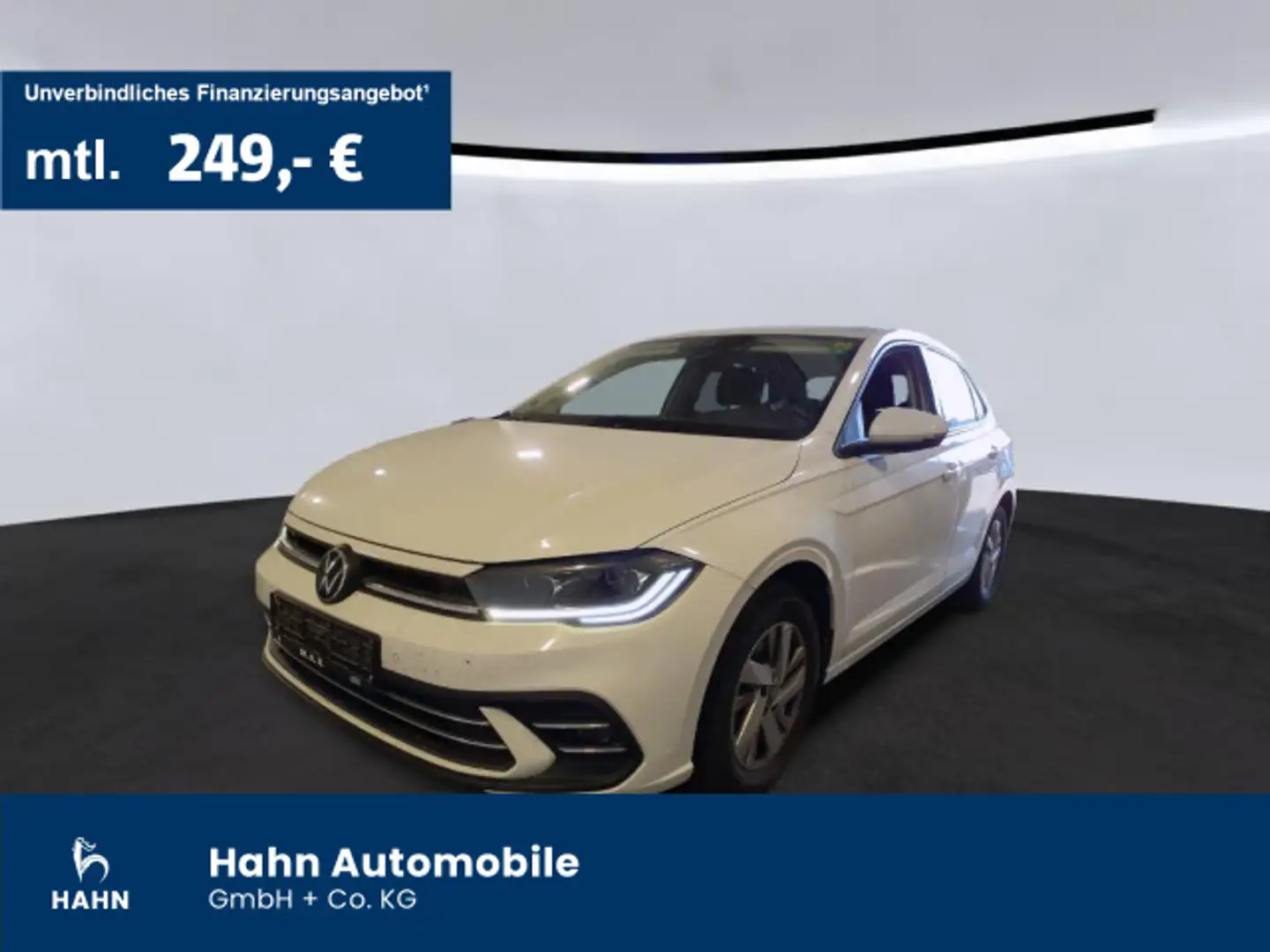 Volkswagen Polo 1.0TSI DSG Style App-Conn Cam Matrix Navi Weiß - 1