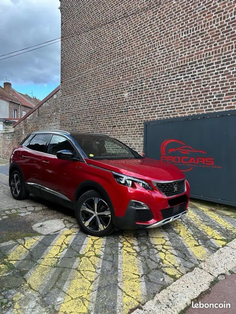 Peugeot 3008 gt line boite auto Rouge - 1