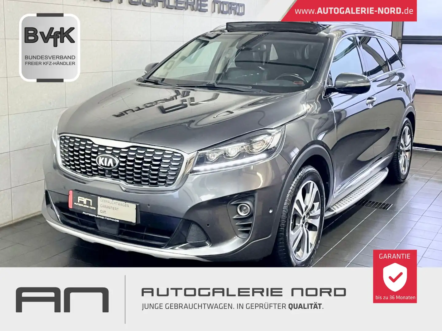 Kia Sorento Platinum Edition 4WD 7-Sitzer Grau - 1