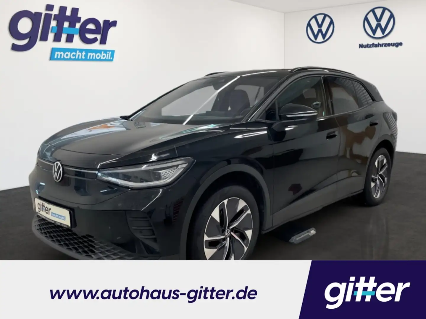 Volkswagen ID.4 Pro MATRIX AHK 19'' WÄRMEPUMPE NAVI KOMFORT DESIGN Noir - 1
