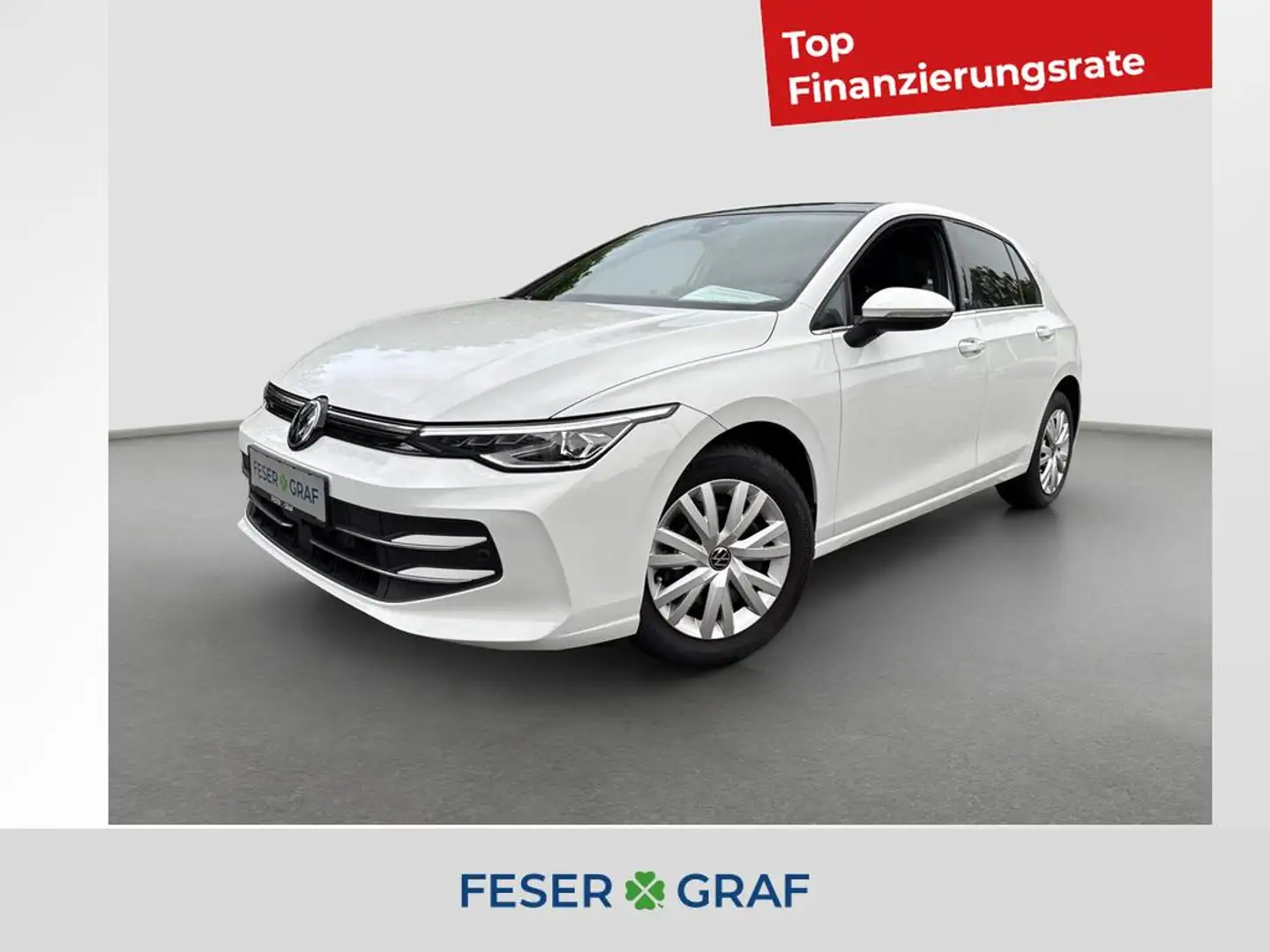 Volkswagen Golf VIII TSi DSG 50 Jahre IQ.Light Kamera Pano HuD Weiß - 1