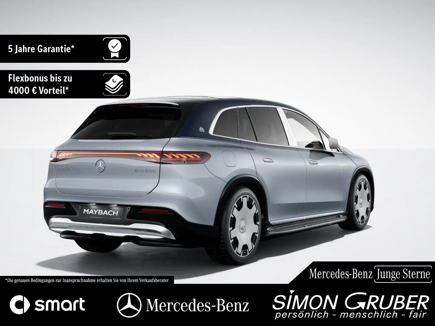 Mercedes-Benz EQS SUV EQS 680 SUV Maybach twotone Exklusive FirstClass Silber - 2