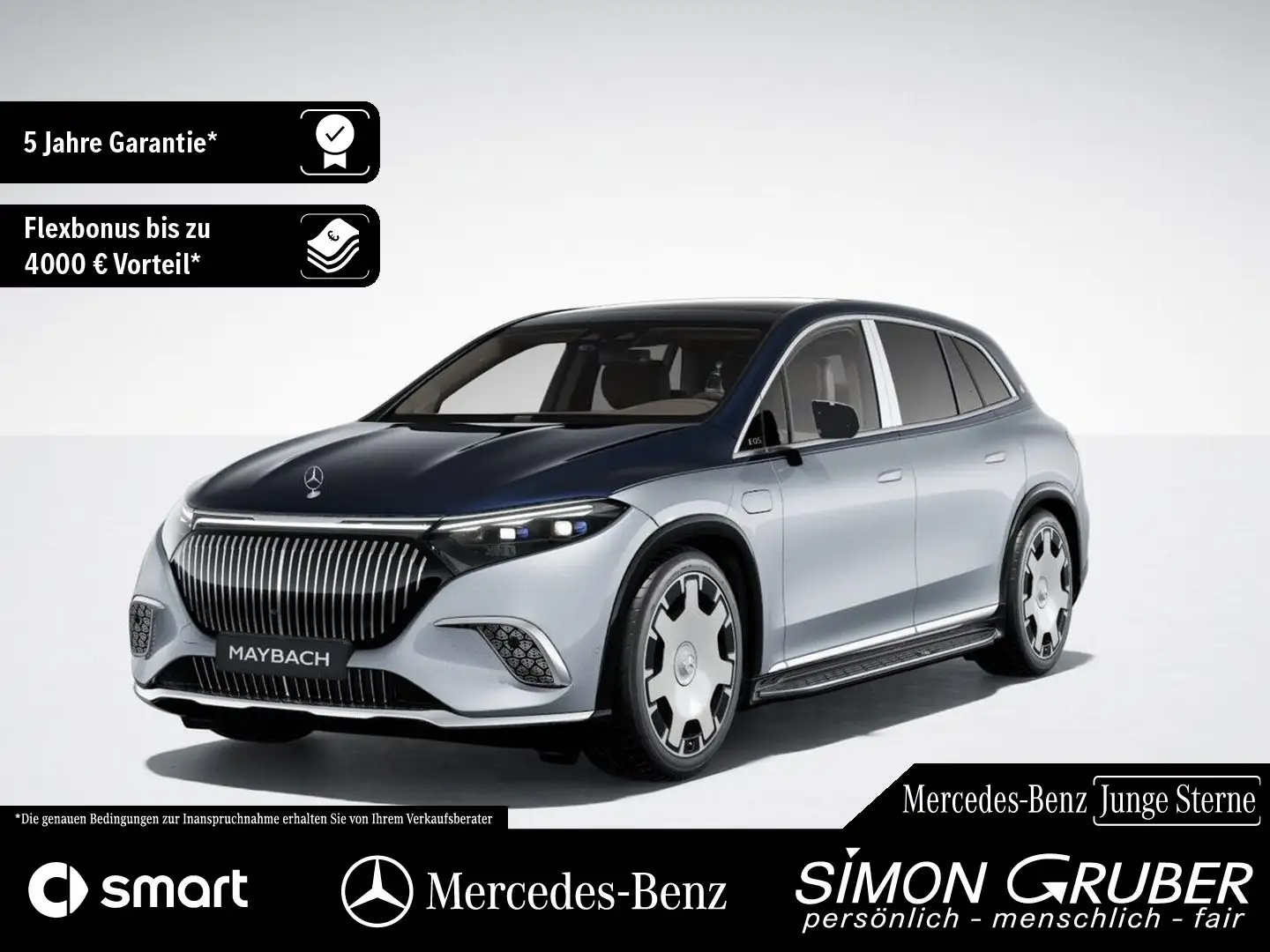 Mercedes-Benz EQS SUV EQS 680 SUV Maybach twotone Exklusive FirstClass Silber - 1