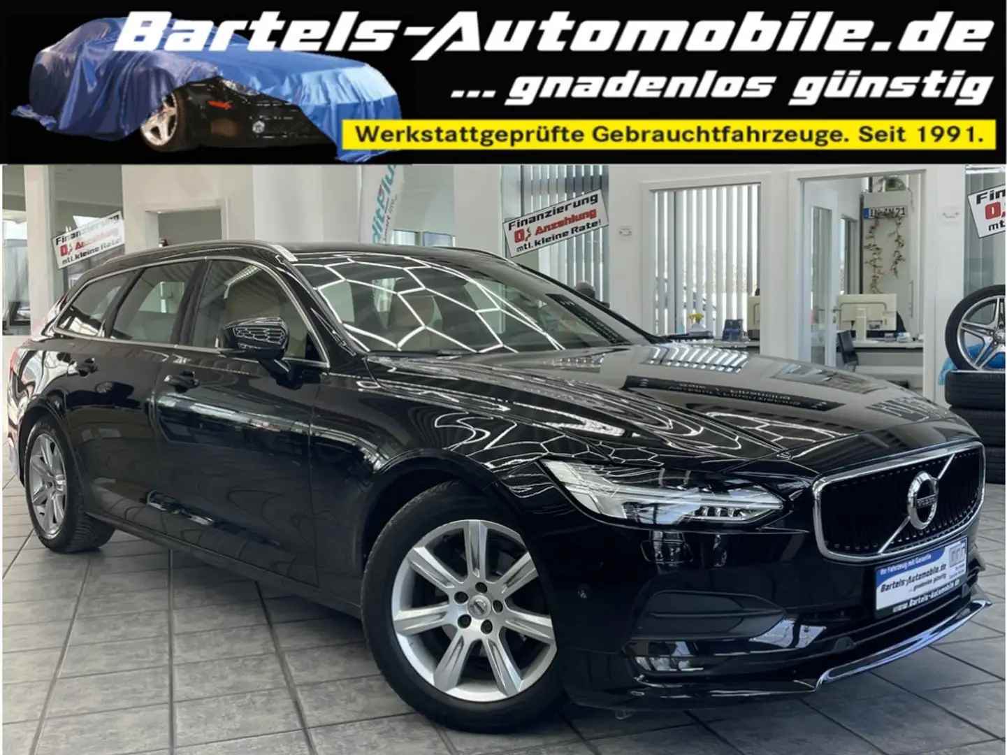 Volvo V90 D4 Momentum, 2.Hand, Autom.,LED, Leder, Navi Schwarz - 1