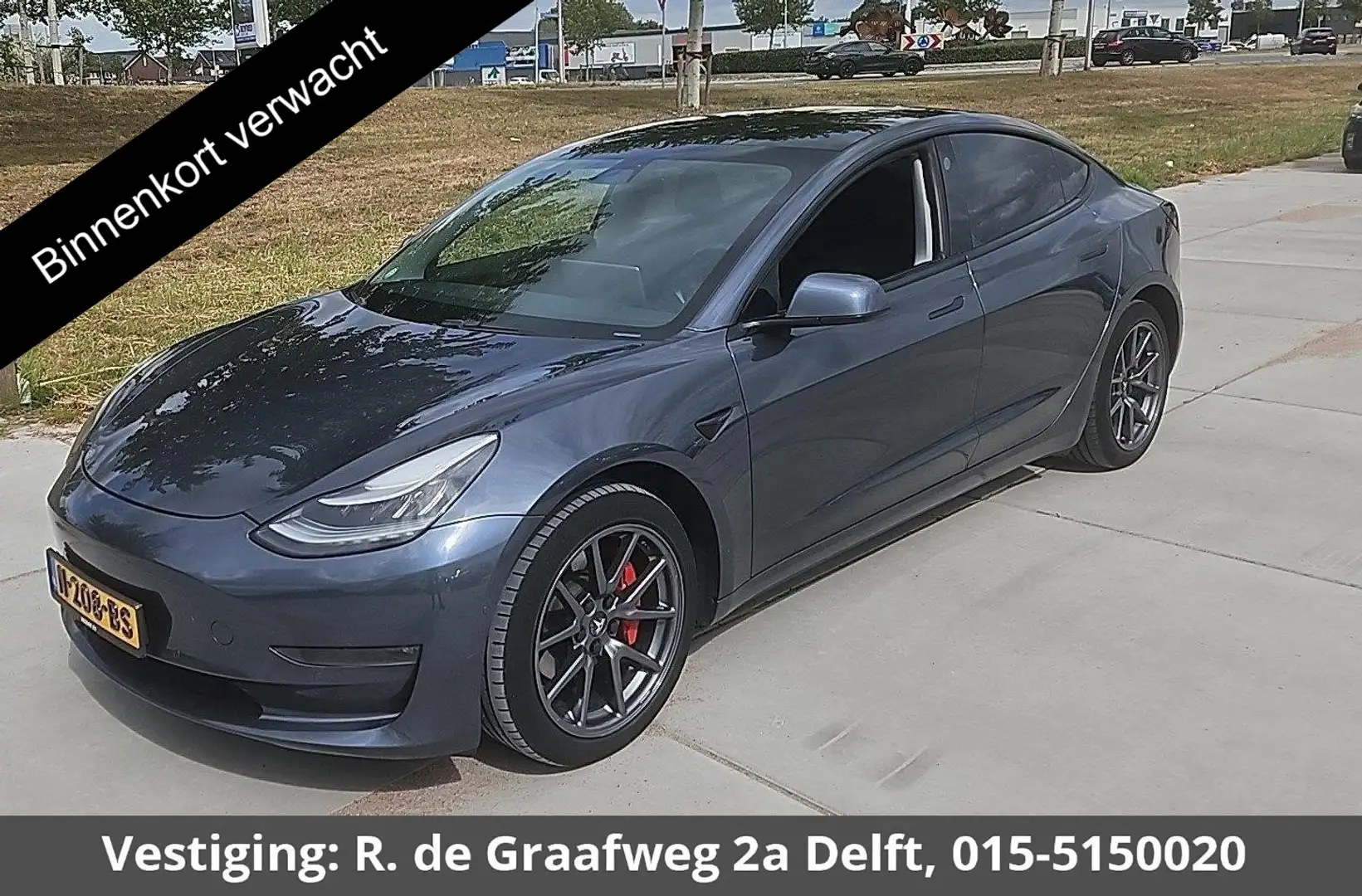 Tesla Model 3 Long Range AWD 75 kWh (351 PK) 500 km actieradius Grijs - 1