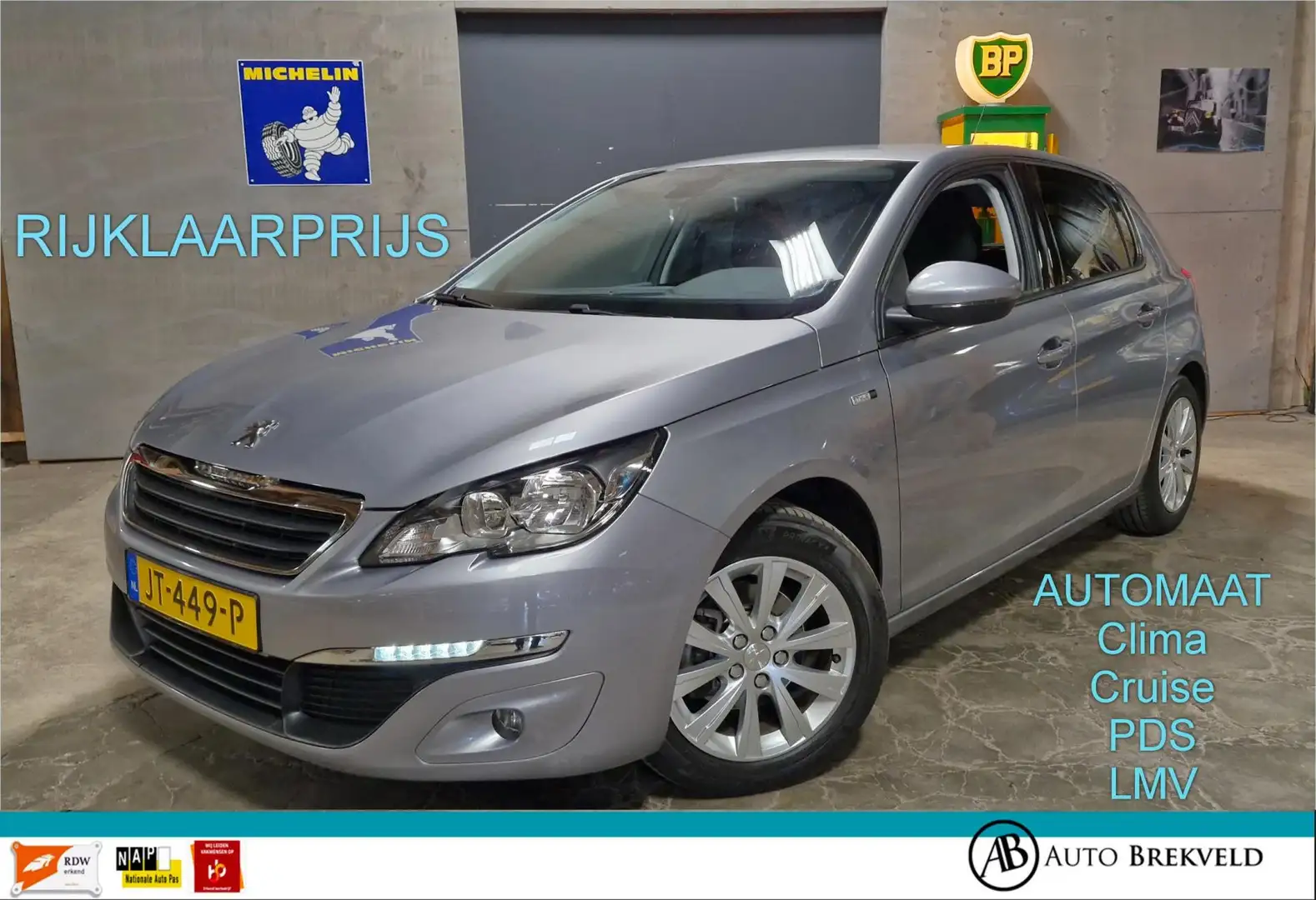 Peugeot 308 1.2 PureTech Style 131PK AUTOMAAT | Rijklaarprijs Grau - 1