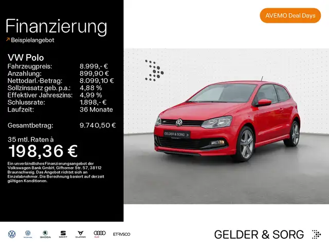 Volkswagen Polo 1.2 TSI R-Line-Exterieur Klima*PDC*ALU*17Z*