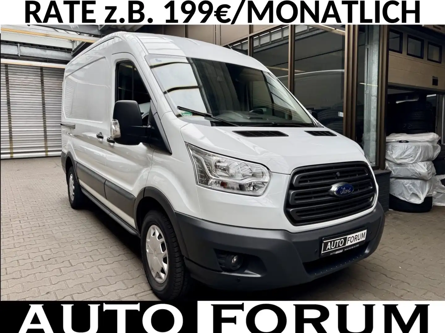 Ford Transit 2.0 D L2H2 3,5t NAVI KLIMA TEMPOMAT CAM Wit - 1