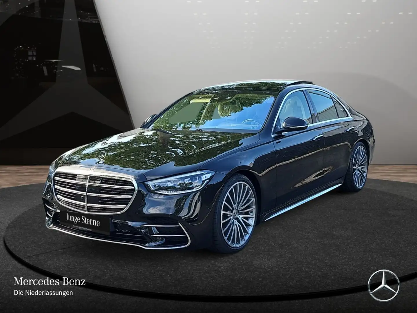 Mercedes-Benz S 350 d 4M AMG+PANO+DIGITAL-L+BURMESTER3D+FAHRASS Schwarz - 2