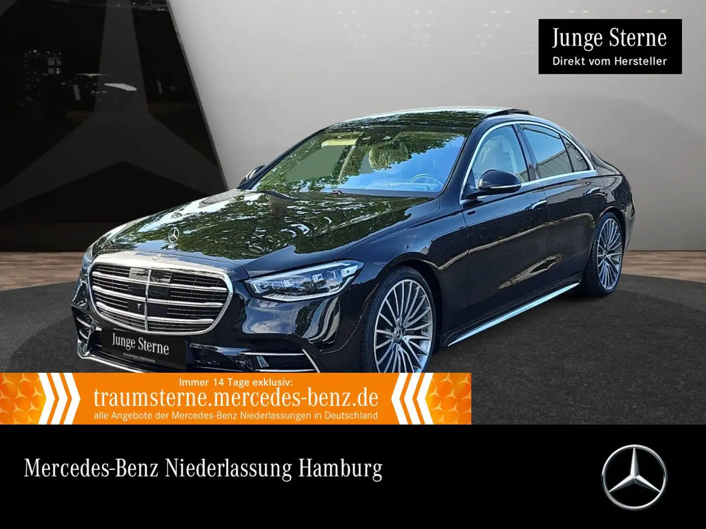 Mercedes-Benz S 350 d 4M AMG+PANO+DIGITAL-L+BURMESTER3D+FAHRASS Schwarz - 1