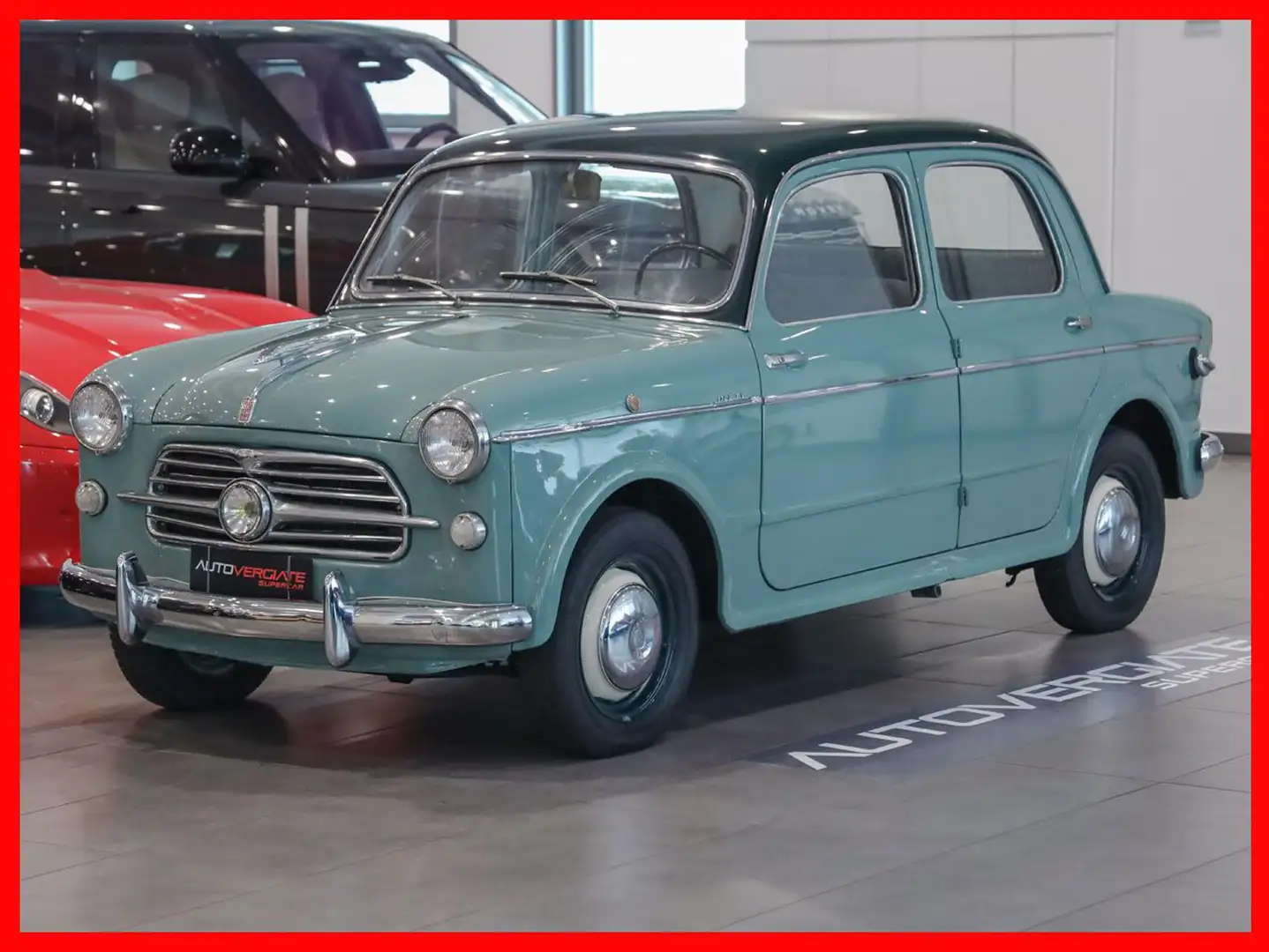 Fiat 1100 TV **ITALIANA - TARGHE ORIGINALI** Verde - 1