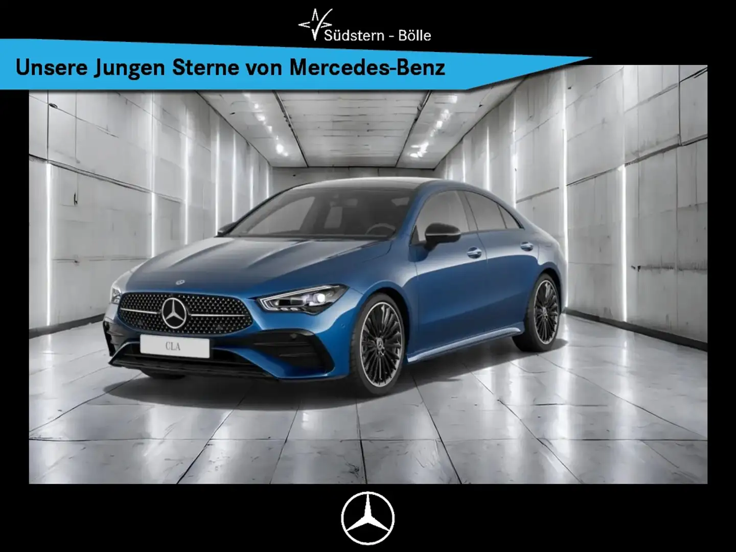 Mercedes-Benz CLA 220 d Coupé AMG+AMBIENTE+DISTRO+MULTIBEAM Blau - 1